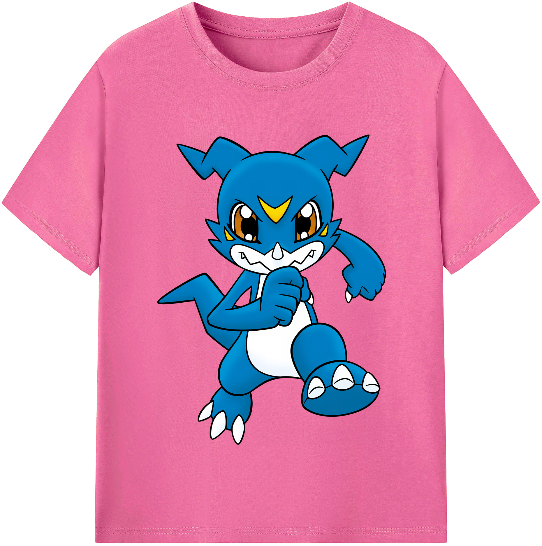 （画像用） Digimon デジタルモンスター/デジモン レディースカジュアルプリントTシャツ（綿100％）